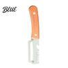 Pineapple Peeler Vegetable with Ergonomic Handle 2-in-1 Fruit And Bottle Opener Paring Knife Wide Curved Blade Kitchen Peeling Tool for Potatoes