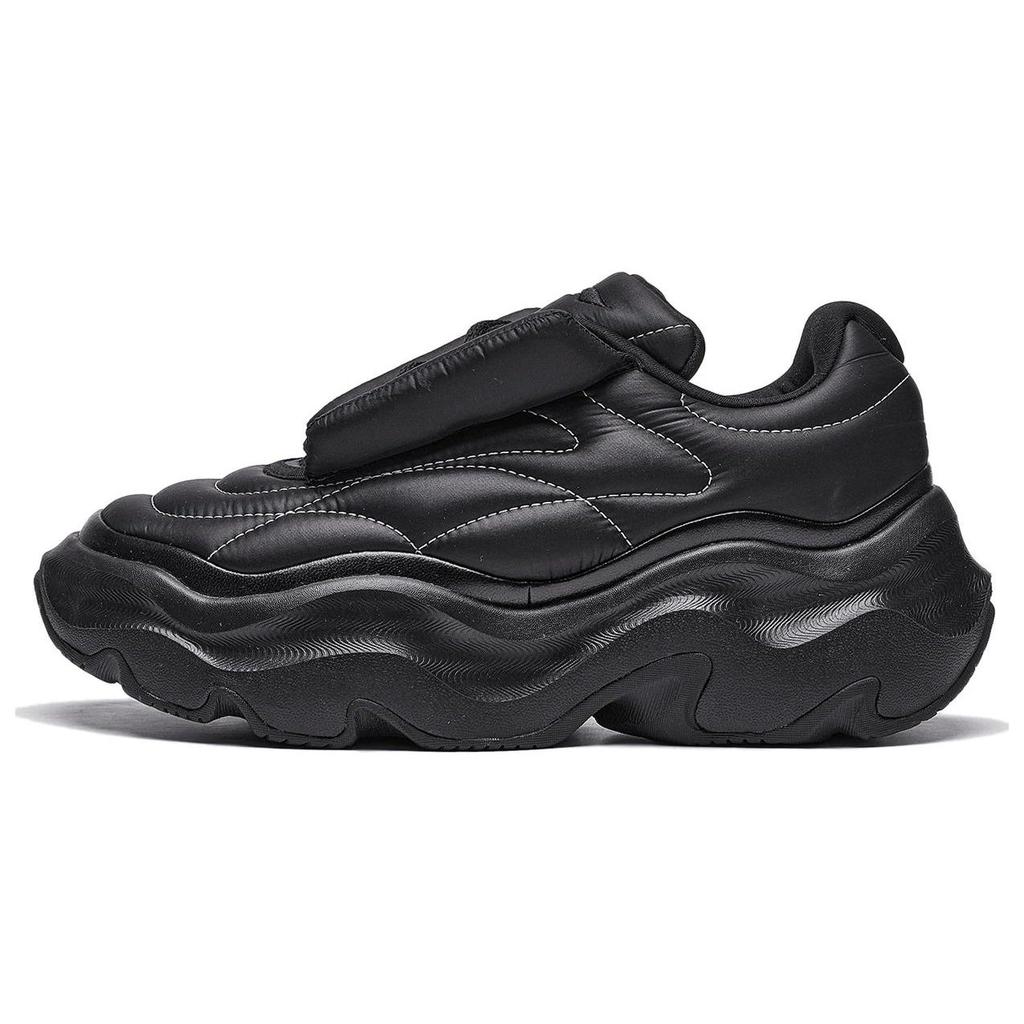 Li Ning Slip Resistant Abrasion Resistant Low Top Casual Shoes Women's Black AZGT072-3