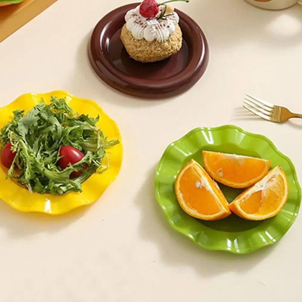 Burger-Shaped Stackable Hamburger Plate Set 5/7 Layers Bone Spit Plate Dinnerware Set Table Decor