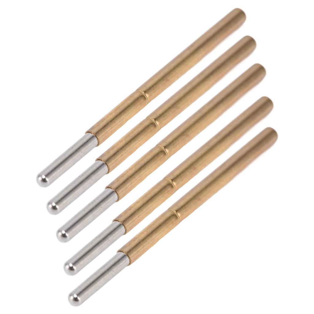 Spring Test Probes, 100Pcs P125-J High Accuracy Round Pogo Pins for PCB Board Testing Contact
