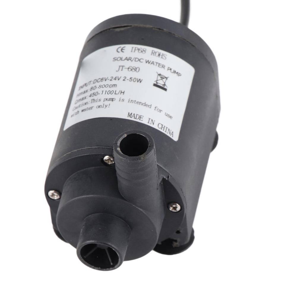 DC 24V 1100L H Oběhové čerpadlo horké vody Solární bezkartáčový motor 7m výtlak