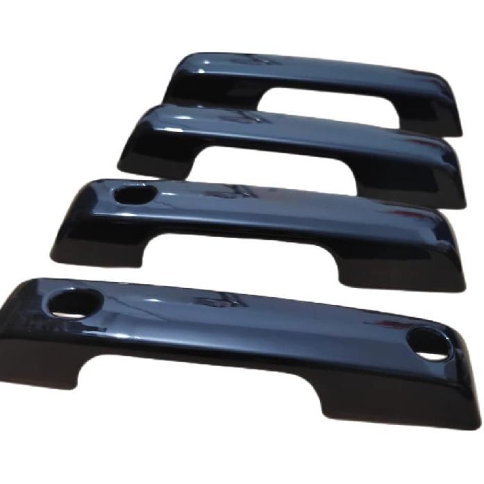 Exterior Door Handles Molding Cover Trim 4PCS Black Car Decoration Accessories for Ford F150 F-150 2021 2022 2023 2024