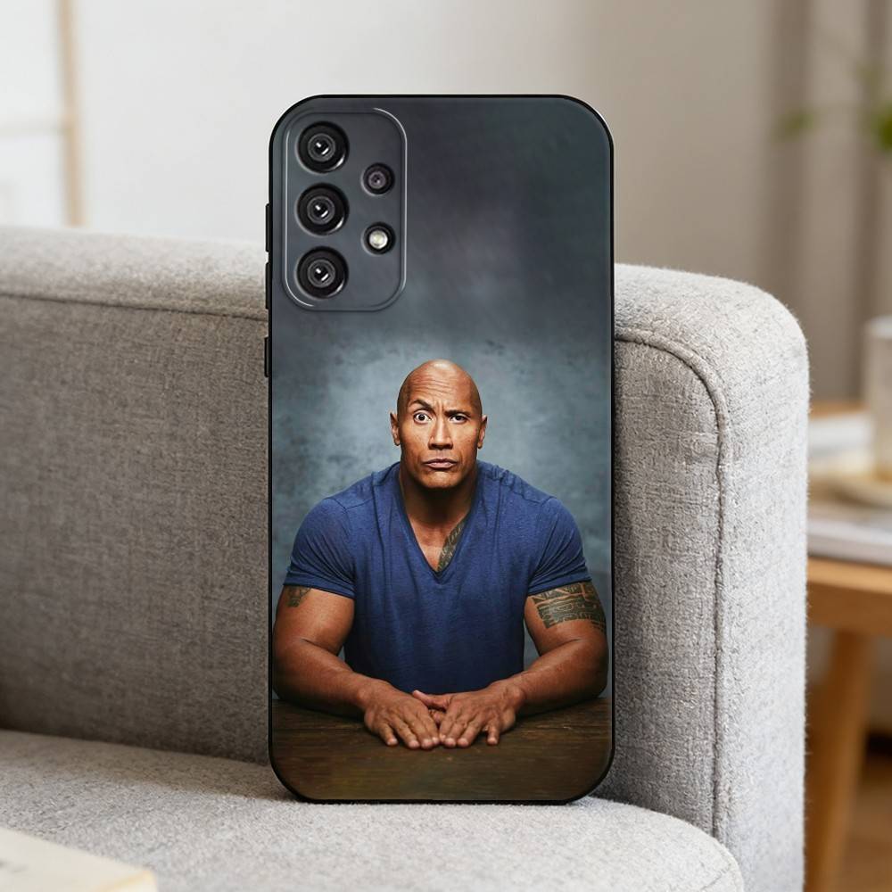 The Rock D-Dwayne Johnson-DJes Phone Case For Samsung S25,S24,S21,S22,S23,S30,Ultra,S20,Plus,Fe,Note,10,9,5G Black Cover