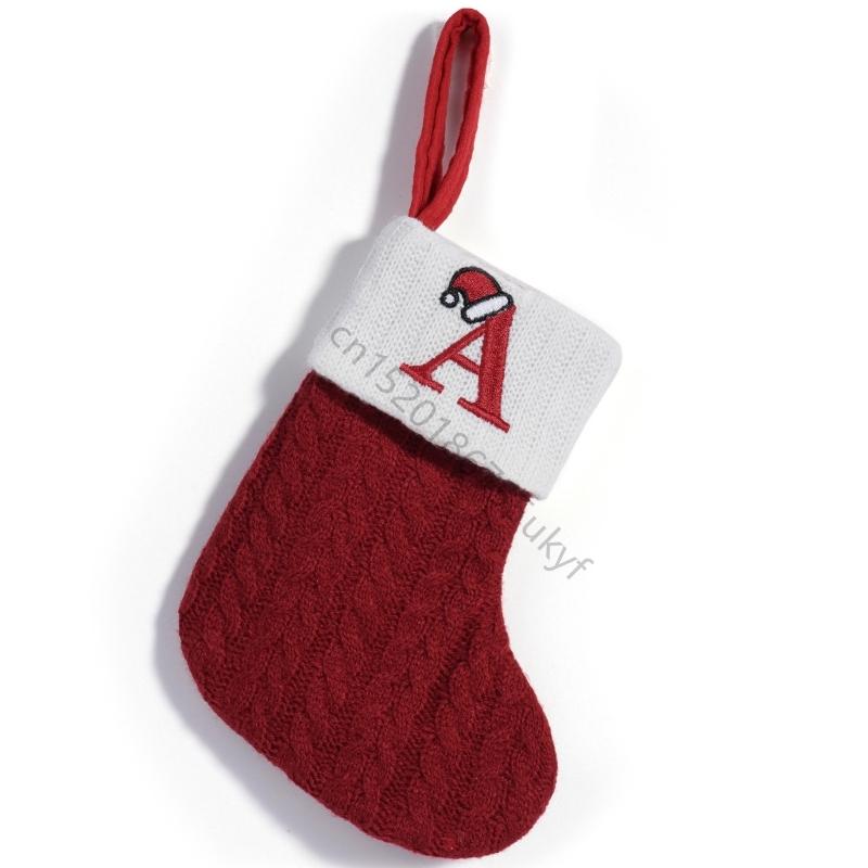 Christmas Letter Stocking Textile Decors For Fireplaces Door Display F1FB