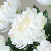 2 Pcs Artificial Chrysanthemum Stems Realistic Fake Chrysanthemum Faux Flower with Flexible
