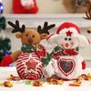 Santa Claus Candy Tote Bag Snowman Candy Handbag Cute Christmas Gift Bag  Kids