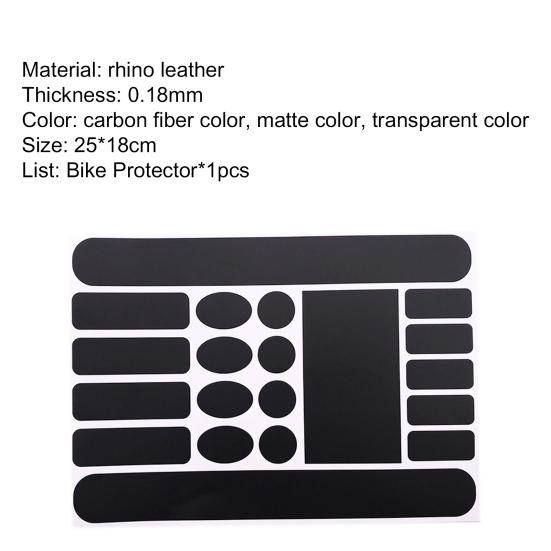 Naklejka ochronna na ramę łańcucha do jazdy na zewnątrz, zapobiegająca otarciom i zarysowaniom, na rower górski lub szosowy