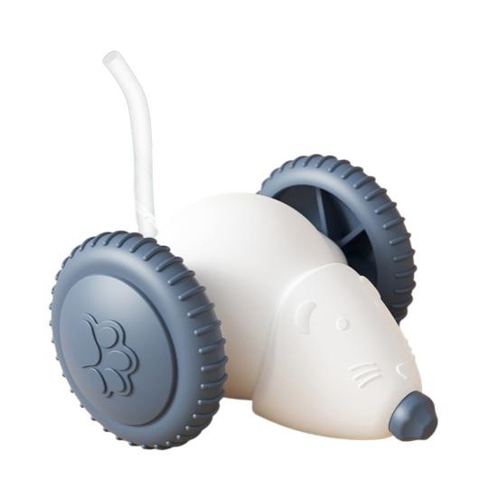 Electric Mouse Cat Toy Motion Activated Automatic Moving Mouse Interactive USB Rechargeable Mouse Toy for Cat Hunting Instinct Anxiety Relief