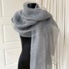 Mulberry Silk Blend Women's Scarf Lightweight Silk Scarf New Fashion Shawl  Spring Autumn Outfit
