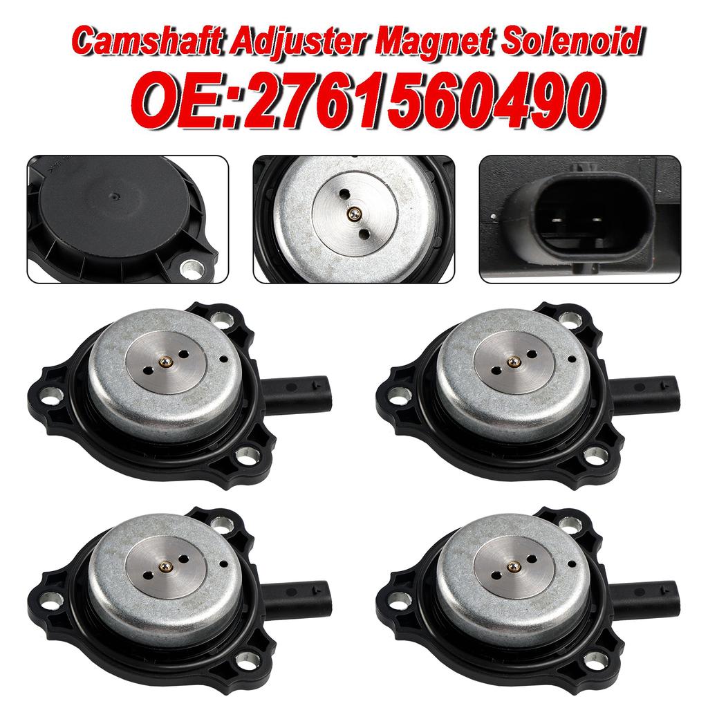 4PC Camshaft Adjuster Magnet Solenoid for Mercedes-Benz C E CL CLS G 2761560490