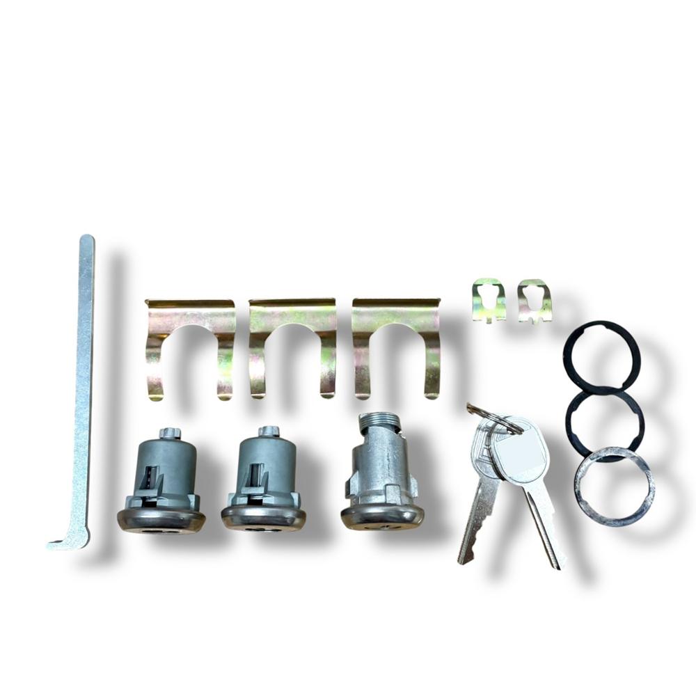 For 1956 & Up GM Door & Trunk Lock Cylinder Set Keyed Alike New 12502669