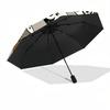 1pc Forest Animals Fashionable Automatic Opening/Closing Folding Umbrella with 8 Bones, Windproof Portable, Daily Use123