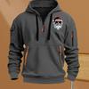 New Men's Multi-Pocket Zipper Hoodie with Velvet Lining