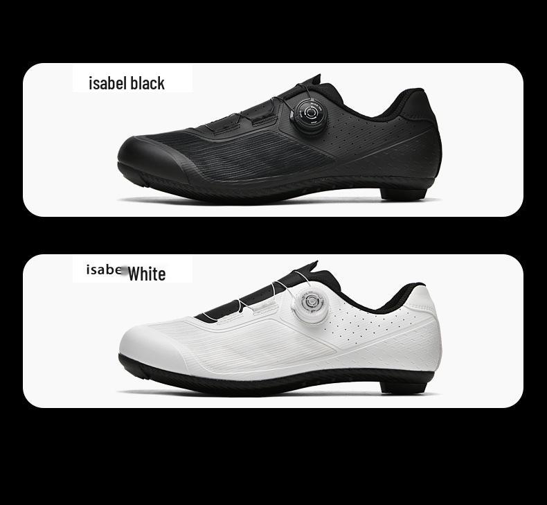 Unisex Road & Mountain Bike Lock Shoes with Hard Sole for Outdoor Cycling