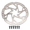 140/160/180/203/220mm Stainless Steels Disc Brake Rotor with Screws Bicycles Disc Brake Rotor for Road Bike, Mountain Bike