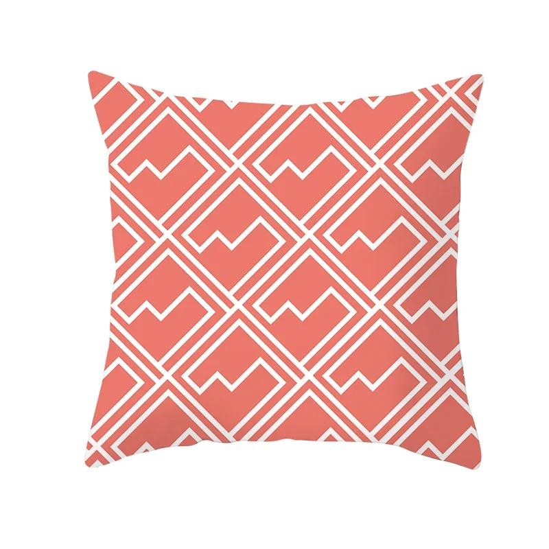 Coral Pillow Case Spring Home Decor Decorative Live Coral Tropical Style Pillow Cushion Cover for Sofa ize Funda Cojin