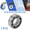 Motoforti 6001 & Deep Groove Ball Bearings P5 12x28x8mm Lubricated Bearings Open Type Silver Tone Scooter Skateboard Wheel