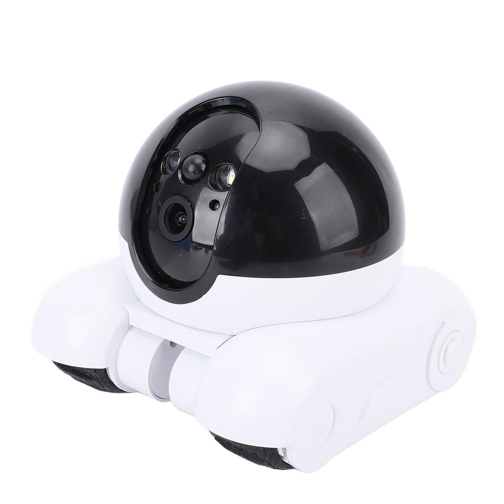 Movable Pet Camera with Wheels 2MP Double Lens APP Remote Control 2 Way Talk 1080P WIFI Indoor