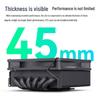 SNOWMAN Bingman MC45-6 Ultra-Thin ITX CPU Cooler with 6 Heat Pipes for AMD AM5/1700