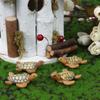 Sea Turtle Miniature Turtle Statue  Resin Figurines Fairy Garden Accessories Ca