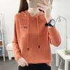 Autumn Winter Women Sweater Long Sleeve Hooded Pullovers Fashion Korean Knit Hoodie Sweaters Casual Warm Bottoming Jumper