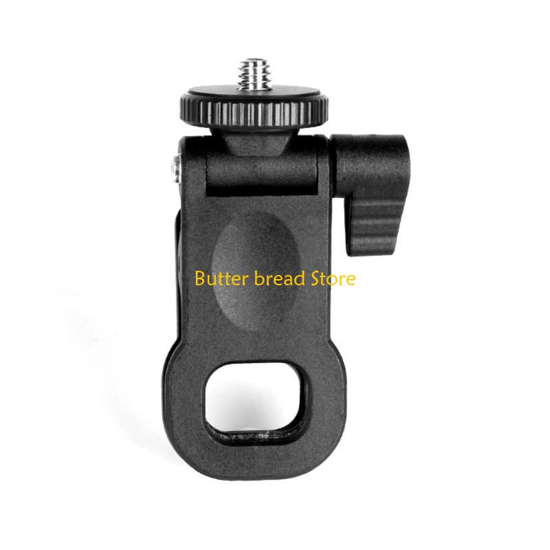 W89C Mini Camera Flash Holder Fill Light Clip with 1/4 Screw Mount for Multifunction Use
