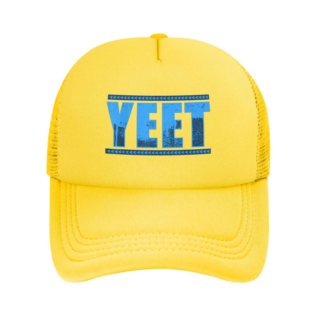 Jey Uso Yeet Mesh Baseball Caps Men Women Sport Trucker Hat  Hat Adjustable Snapback Caps Sun Caps Autumn Trucker Cap