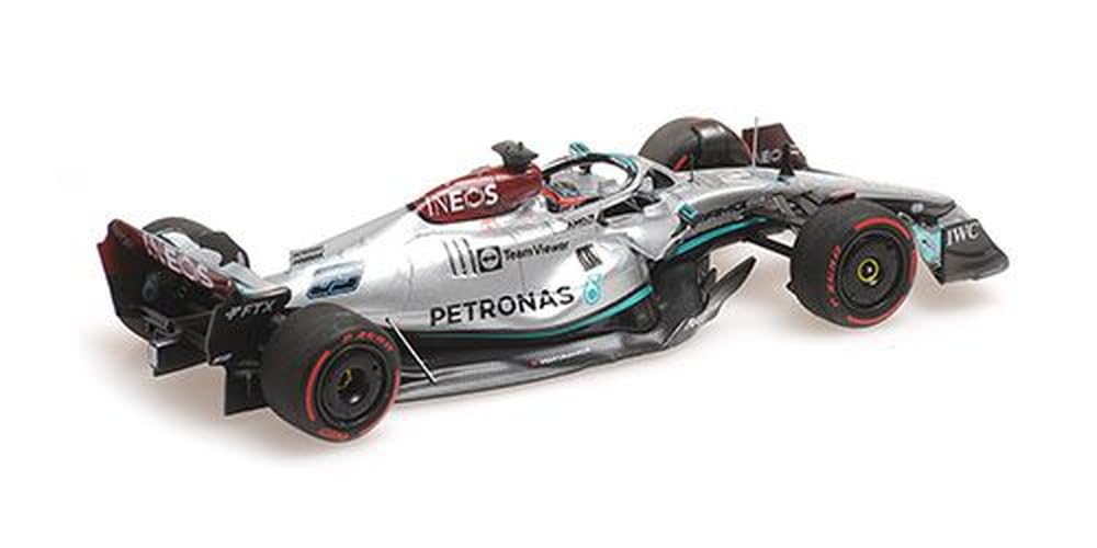 Minichamps Petronas W13E Russell Bahrain GP 2022 Finished Product 1/43 M-AMG