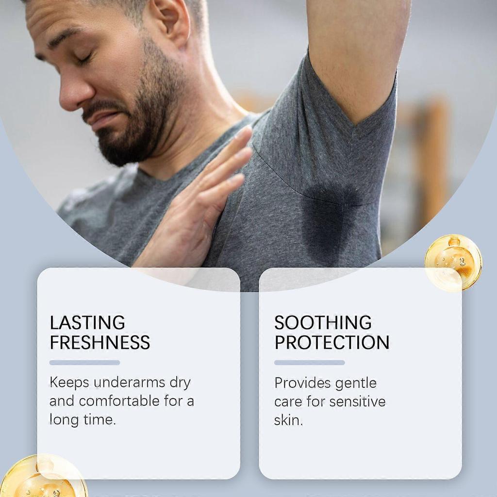 Gentle Refreshing Underarm Treatment Stick - Anti-Perspiration, Skin Care, Portable, Non-Sticky