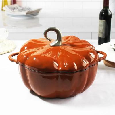 Pot Cast Iron Enamel 3.7 L Orange