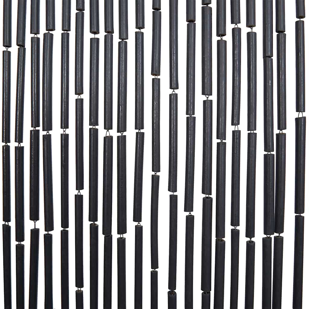 Insect Door Curtain Dark Grey 90 x 220 cm Bamboo
