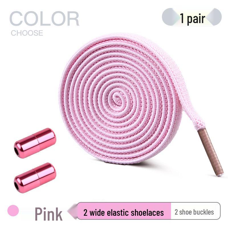 Lacci elastici da 8 mm senza lacci per scarpe sportive da bambino con fibbia a capsula