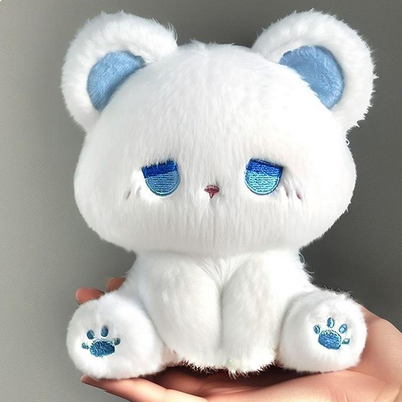 1Pcs Soft Animal Plush Doll 15Cm Cute Emo Bear Toy Dumb Plush Toy Cat Doll Cloth Doll Toys For Kids Gift Birthday Christmas Gift