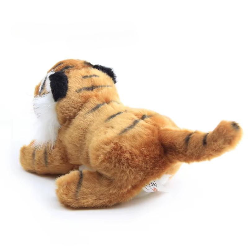 Länge 25 cm Weiß-braun Tiger Plüschtiere Kuscheltiere Spielzeug Kawaii Mode Kinderspielzeug Geschenk Sofa Dekoration Weiche Puppen