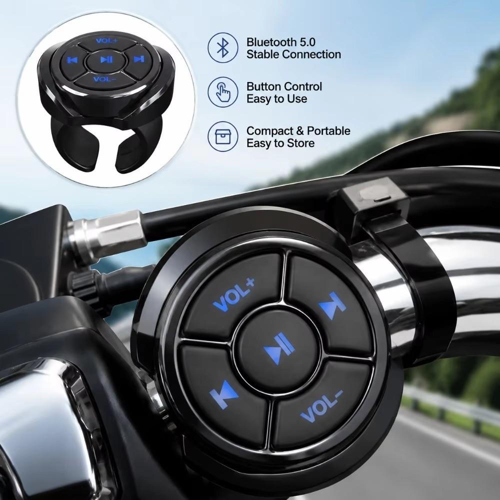 BT5.0 Remote Control Controller Mini Size Media Controller Button for Android iOS Devices Car Kit