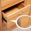 Stainless Steel Curved Pull Handle for Kitchen Cabinets, Wardrobe Doors, and Chopping Boards