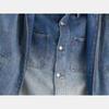 Levis Hooded Zipper Solid Denim Jacket Men Jackets 0017J-0000
