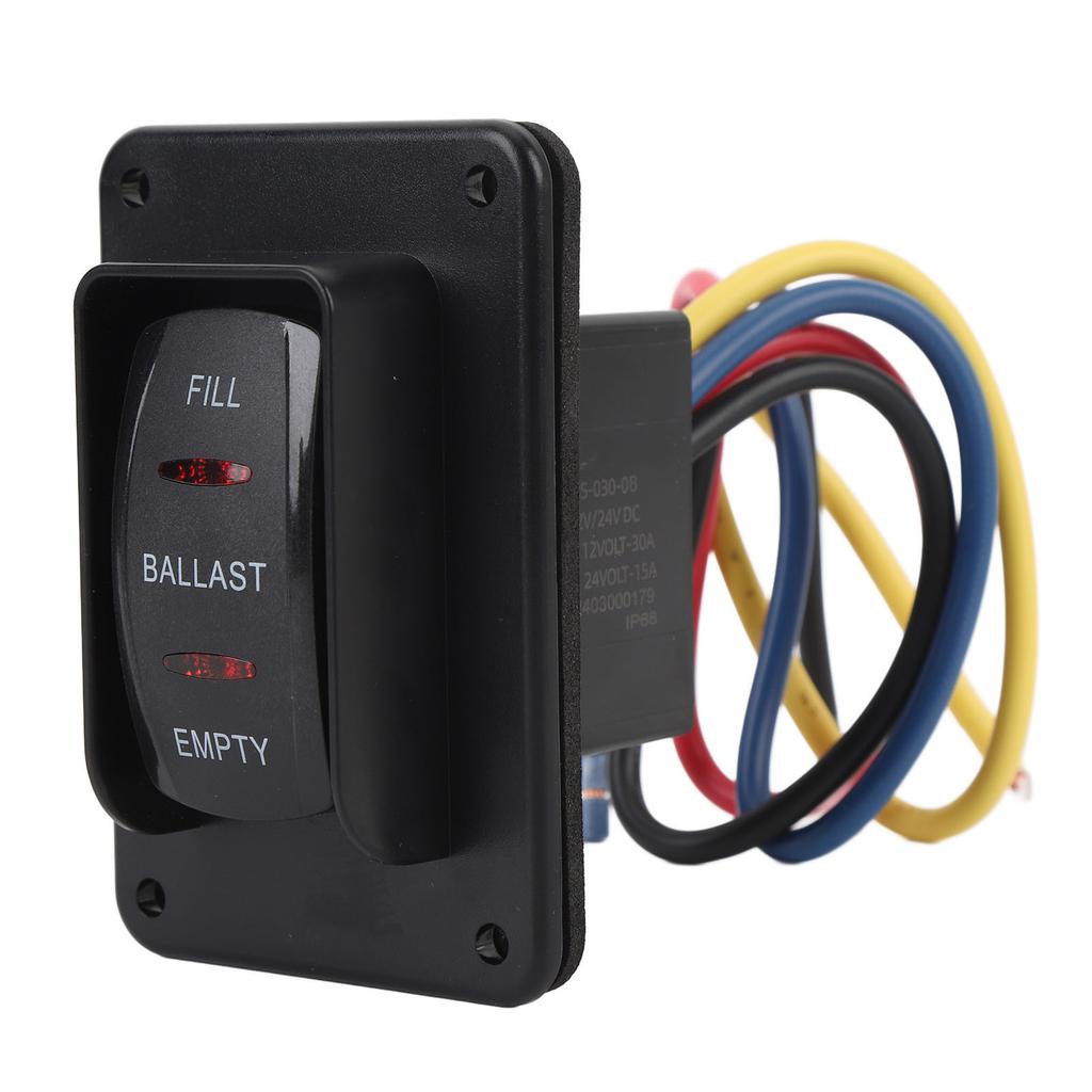 Reversing Polarity Switch DC12 24V IP68 Water Resistant Power Stabilizer Switch for Motorhomes Boats Yachts