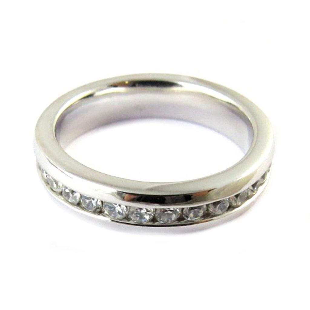 Alliance Argent 'Pour la Vie' Blanc