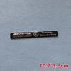 CRI11Pcs Car Badge Aluminum Sticker Accessories For Mercedes Benz AMG Brabus Maybach Smart W204 GLC CLA GLK W205 W203 W206 W108 W124