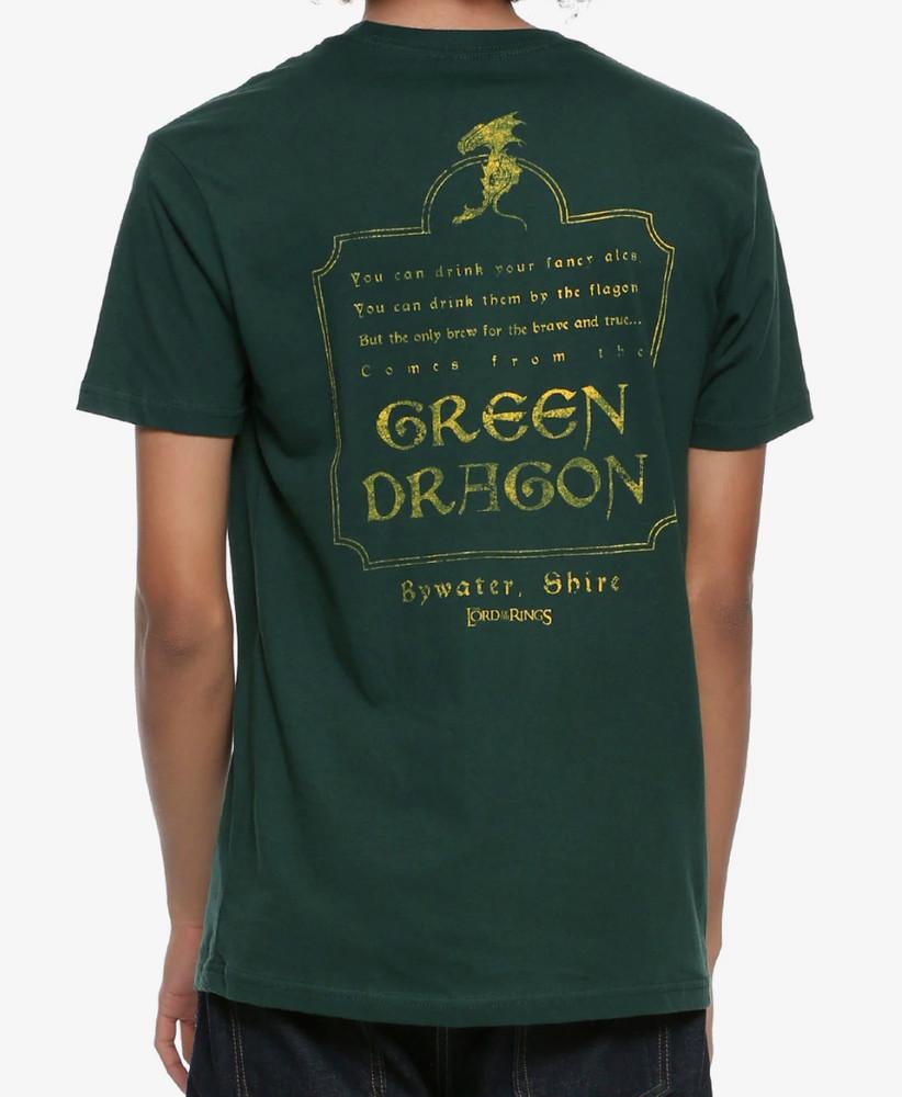 The Lord Of The Rings GREEN DRAGON TAVERN T-Shirt NEW Licensed & Official Unisex T-Shirt M