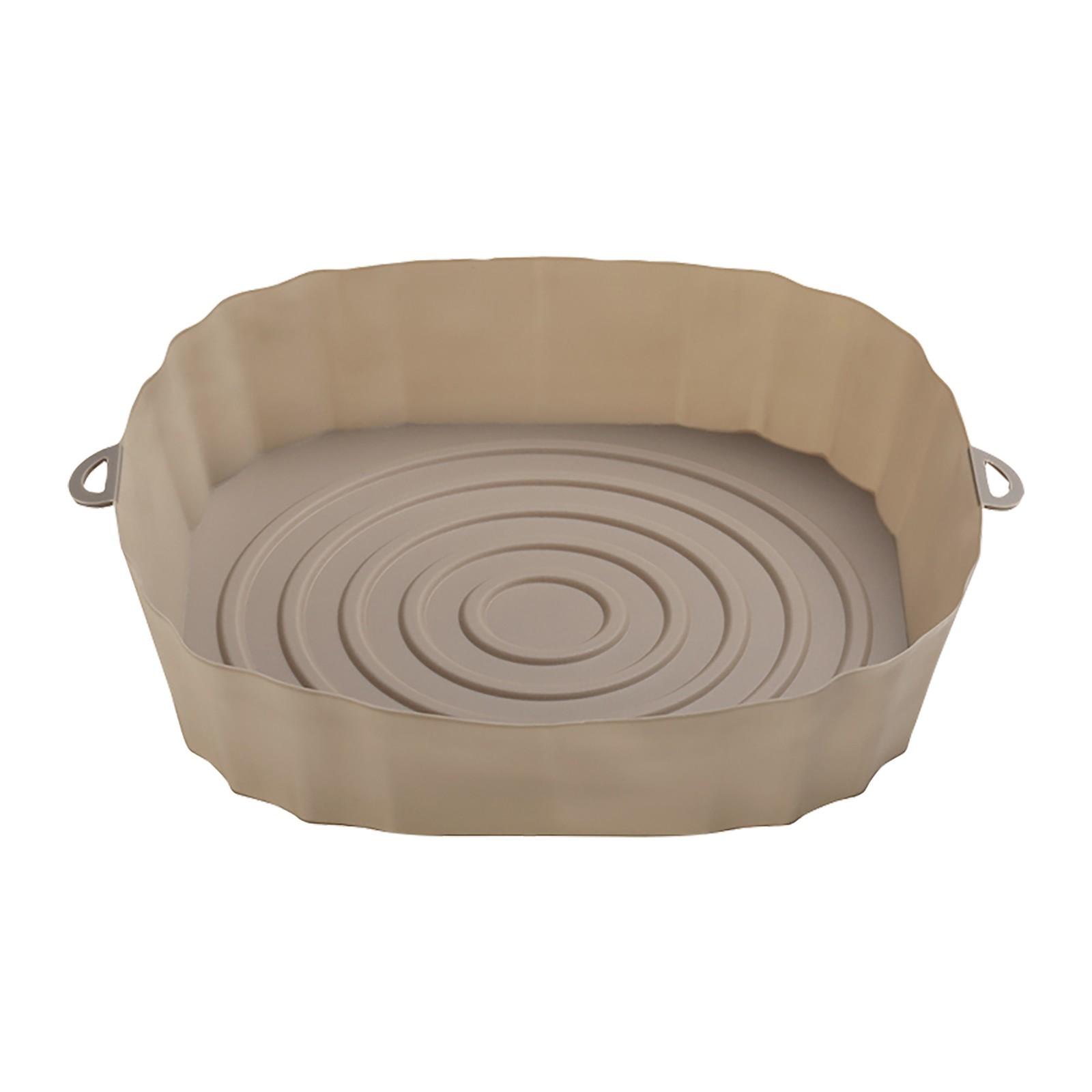 

Fryer Silicone Pan Silicone Baking Mat Fryer Liner,Silicone Multishape Baking Tray коричневий