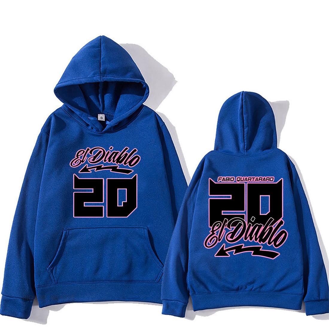 

Fabio Quartararo new in Printed Hoodie Men Women hip hop streetwear Fleece Long Sleeve vintage Sweaters Autumn Casual pullovers M