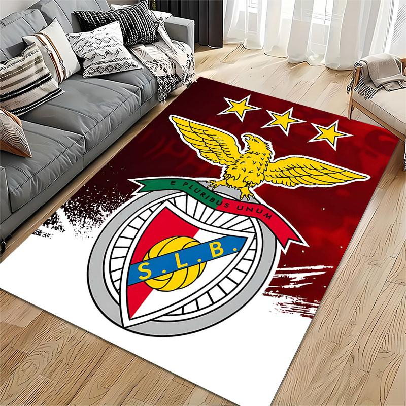 Red Eagle Emblem Carpet Design suitable as a non-slip mat for the living room or bedroom sofa
