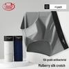 Langsha Men's Silk-Blend Antibacterial Briefs - 4 Pack