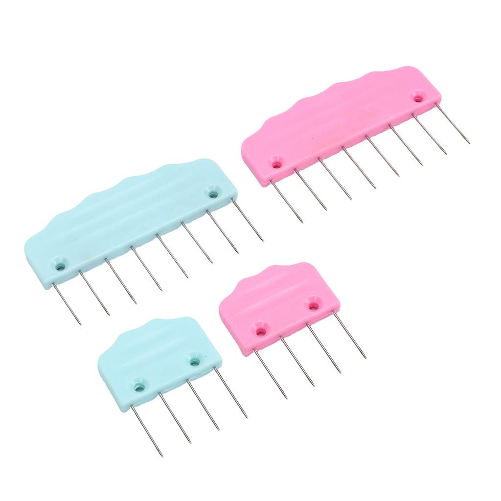 20 Pcs Knit Blocking Pins Kit 12 Large 8 Small Stainless Steel Crochet Blocking Combs for Sweaters Scarves Shawls