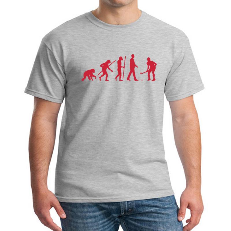 Evolution Field Hockeyer Unisexs Print Tshirt 100 Cotton Male Tops Tee Casual Popular Fashion Oneck T Shirt Harajuku Streetwear