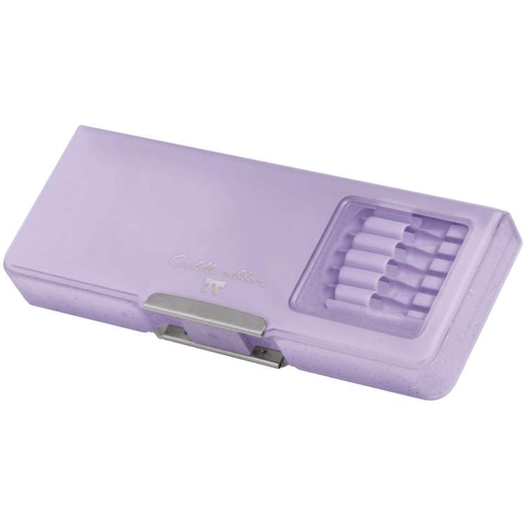 

Carmiel Airy Clear Pencil Purple Double-Sided Case, фиолетовый