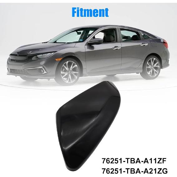 

Priprilod Крышка зеркала заднего вида со стороны водителя Глянцевый черный Совместима с Honda Civic 2016 2017 2018 2019 2020 2021 Honda Insight 2019-2021