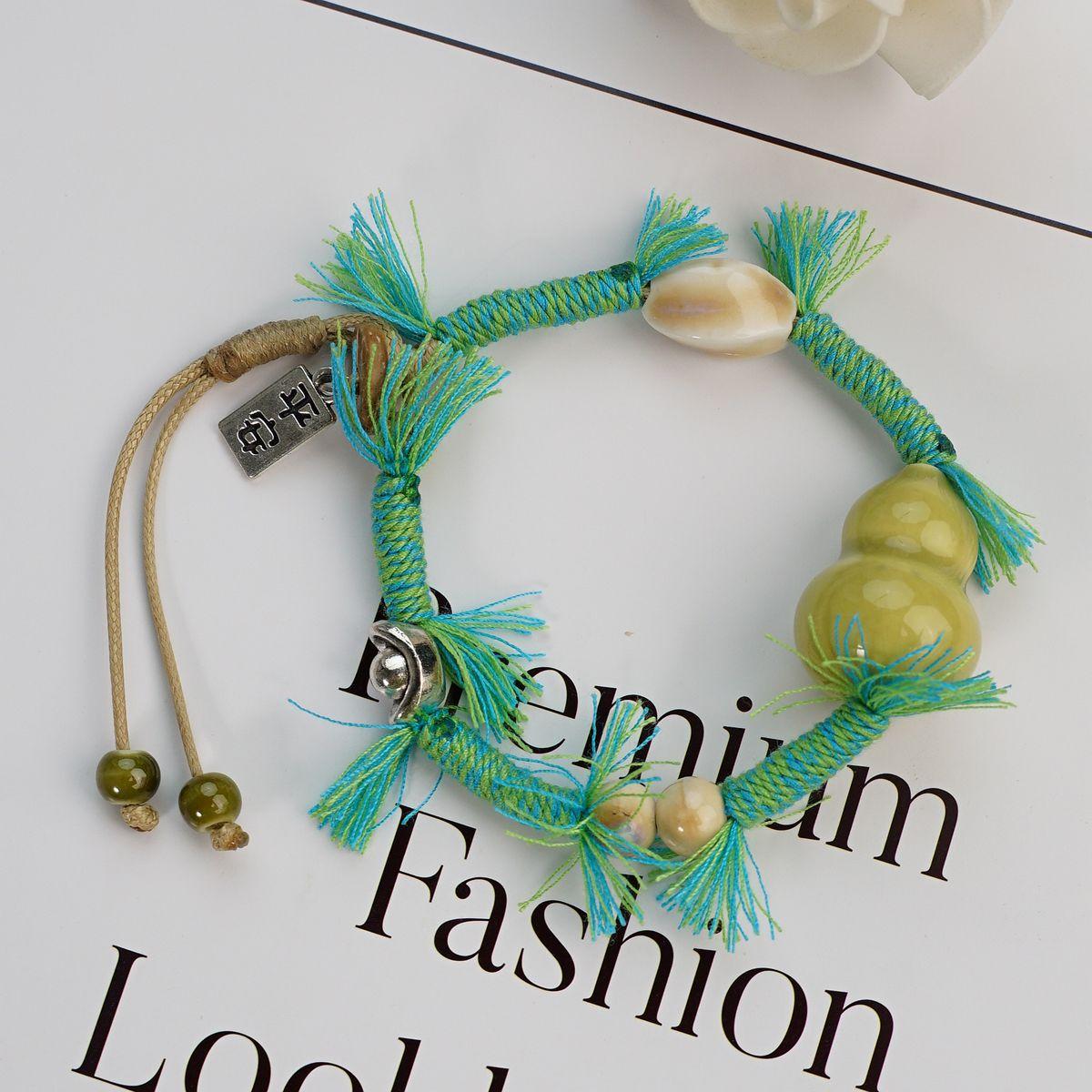 Керамический браслет Jingdezhen Тяжелая промышленность Плетение Звезда Маленький Свежий Сладкий Браслет Женский Пара Студентка Девушка Плетение Рука